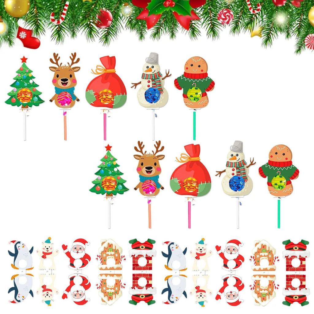 Christmas Snowman Lollipop & Candy Holders – Cute Party Supplies Holiday Candy Holder Qme