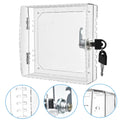 Transparent Acrylic Thermostat Lock Box Cover with 2 Keys Thermostat Lock Box Qme Default Title
