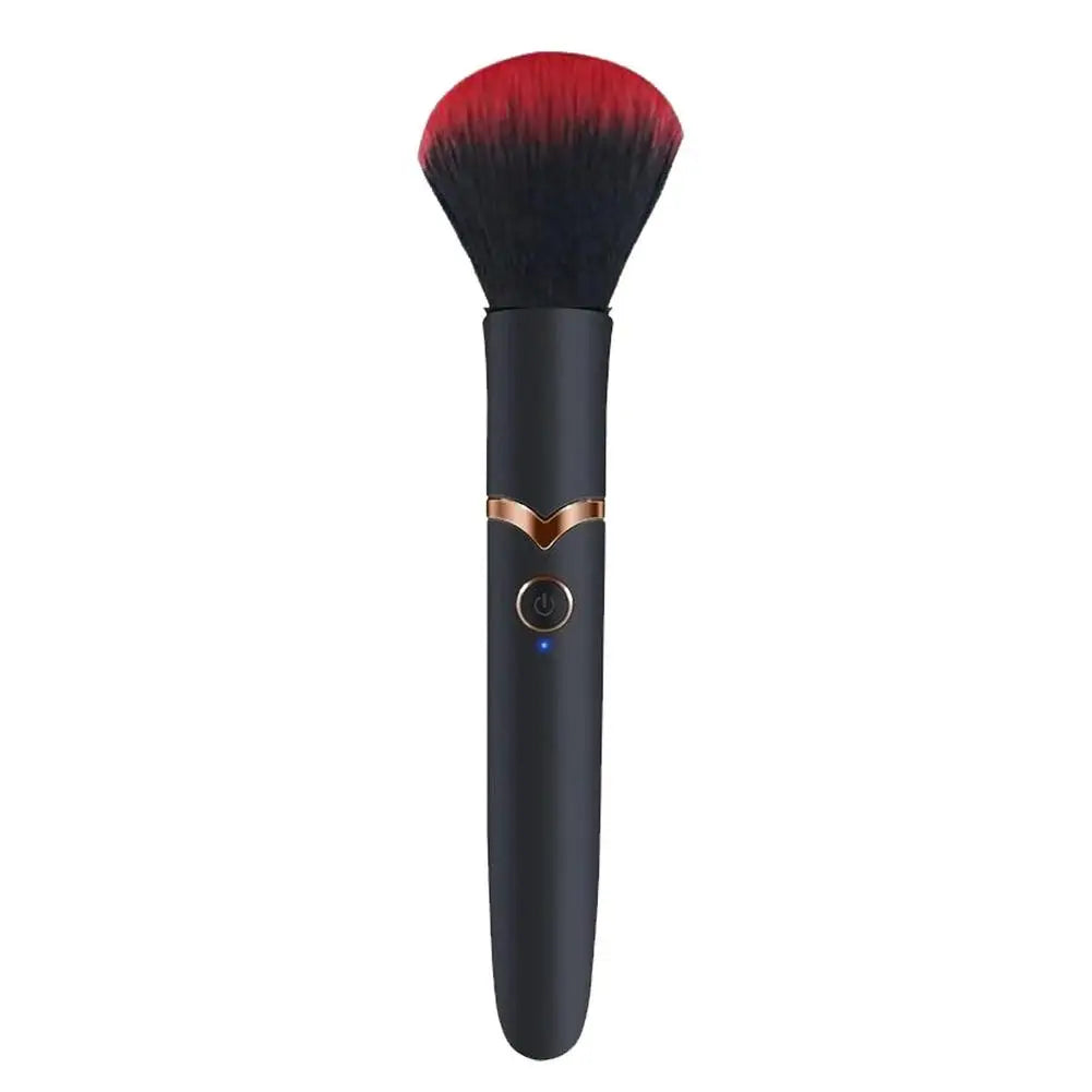 Qme Electric Vibrating Makeup Brush – 10 Speed Blush Powder Electric Makeup Brush Qme C