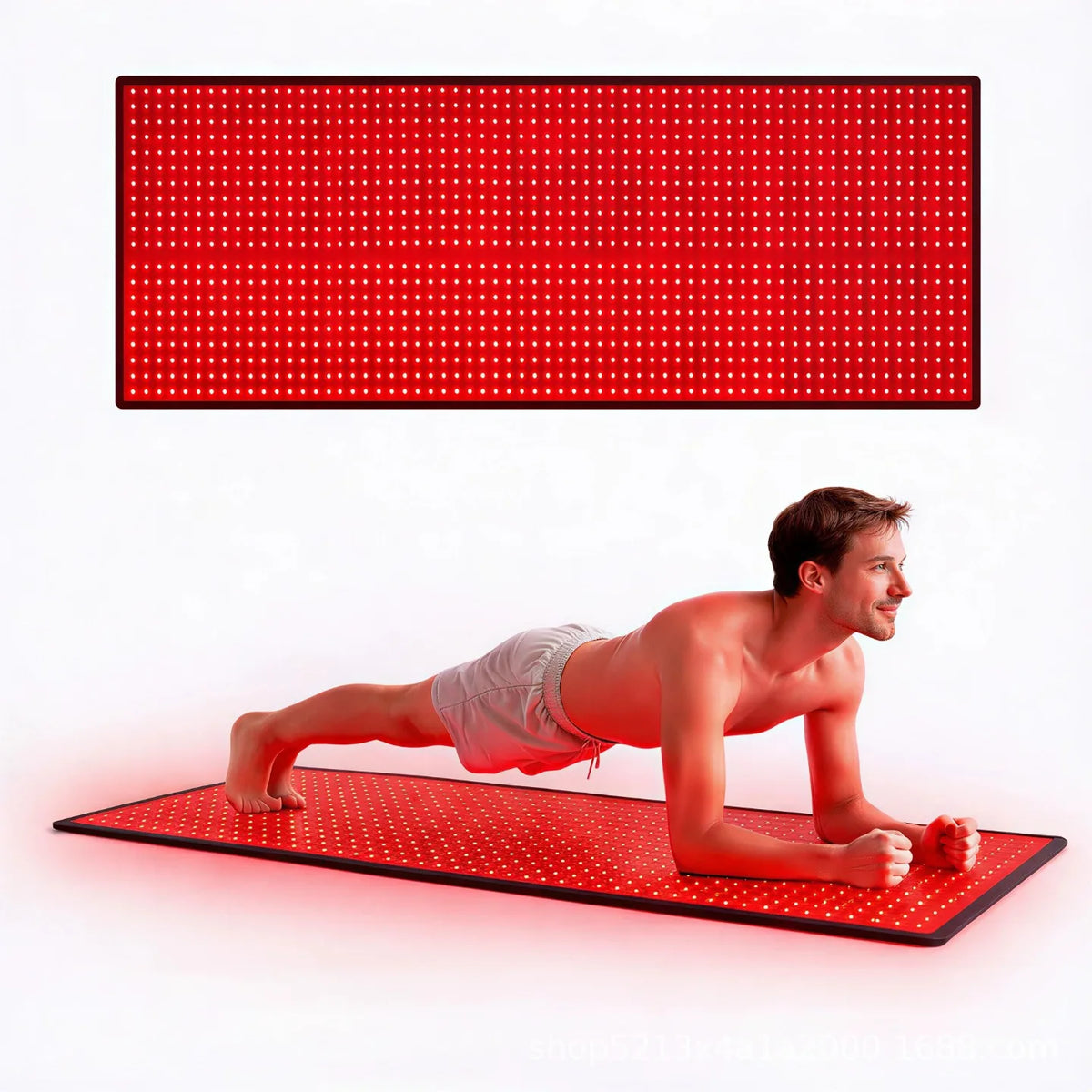 1410 LED Red Light Therapy Blanket 660nm 850nm Full Body Infrared Mat Red Light Therapy Mat Qst