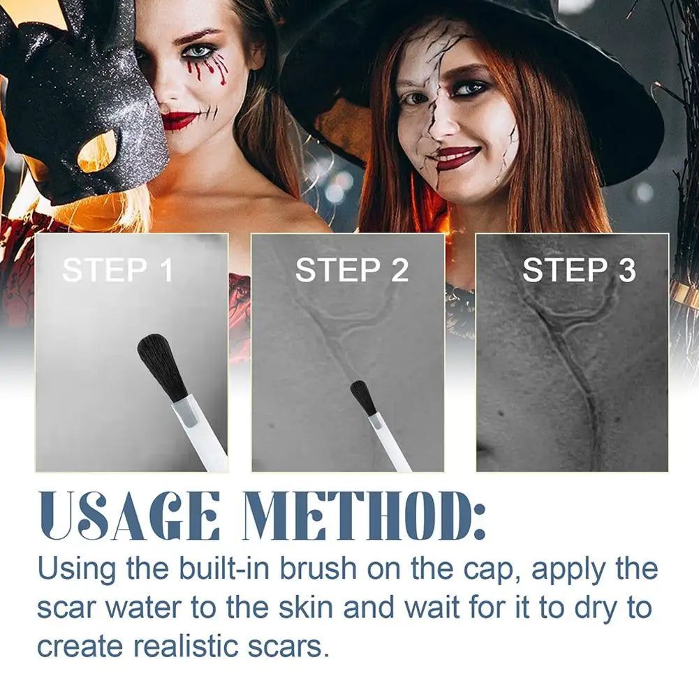 Special Effects Scar Makeup Liquid for Halloween & Cosplay Special Effects Makeup Qme