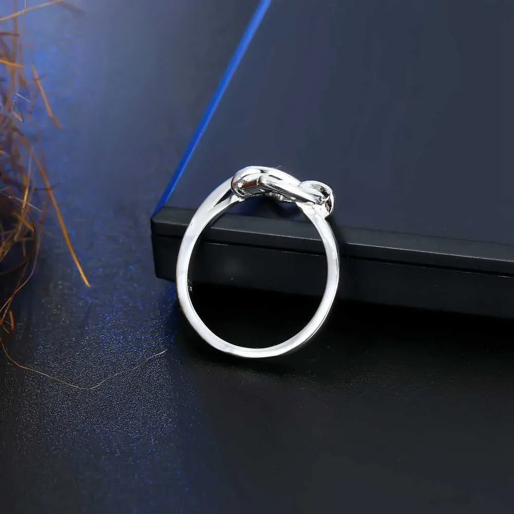925 Sterling Silver Heart Spiral Band Ring – Sizes 6-9 Sterling Silver Ring Qme