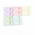 Mini Flower Embroidery Labels for DIY Sewing & Crafts – 50pcs Embroidery Sewing Labels Qme Random mixed