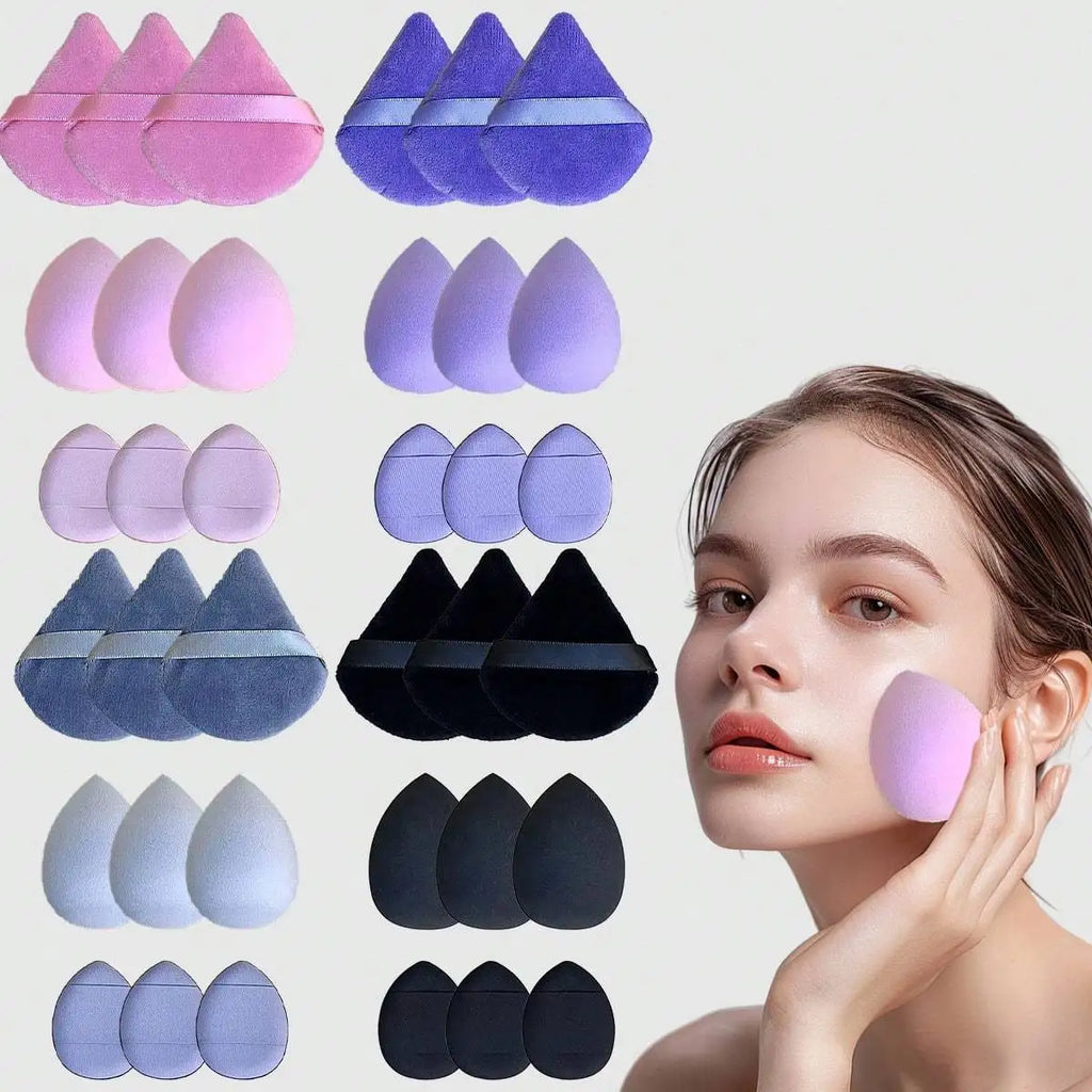 Dual-Use Contour & Highlight Makeup Sponge – All Skin Types Makeup Sponge Qme