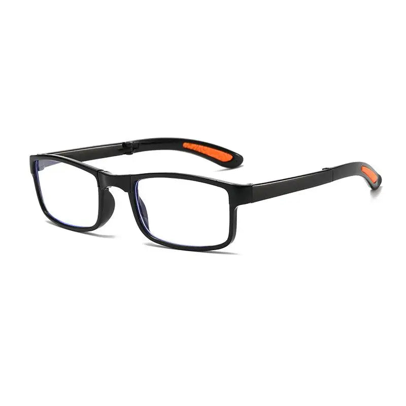 Folding Blue Light Reading Glasses with Case – Men & Women Folding Reading Glasses Qme