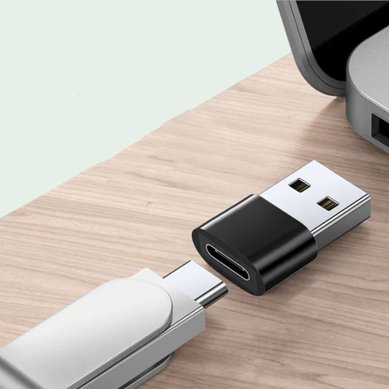USB-C to USB 3.0 OTG Adapter | Type-C Male to USB-A Female USB OTG Adapter Qme