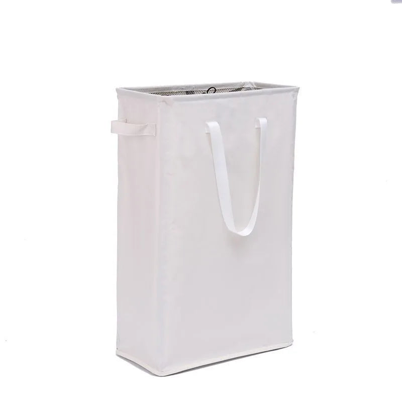 Extra Large Foldable Oxford Fabric Storage Bin & Laundry Basket Foldable Storage Bin Qme White