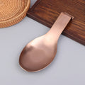 Fish Shape Stainless Steel Spoon Rest & Utensil Holder Spoon Rest Qme Rose Gold