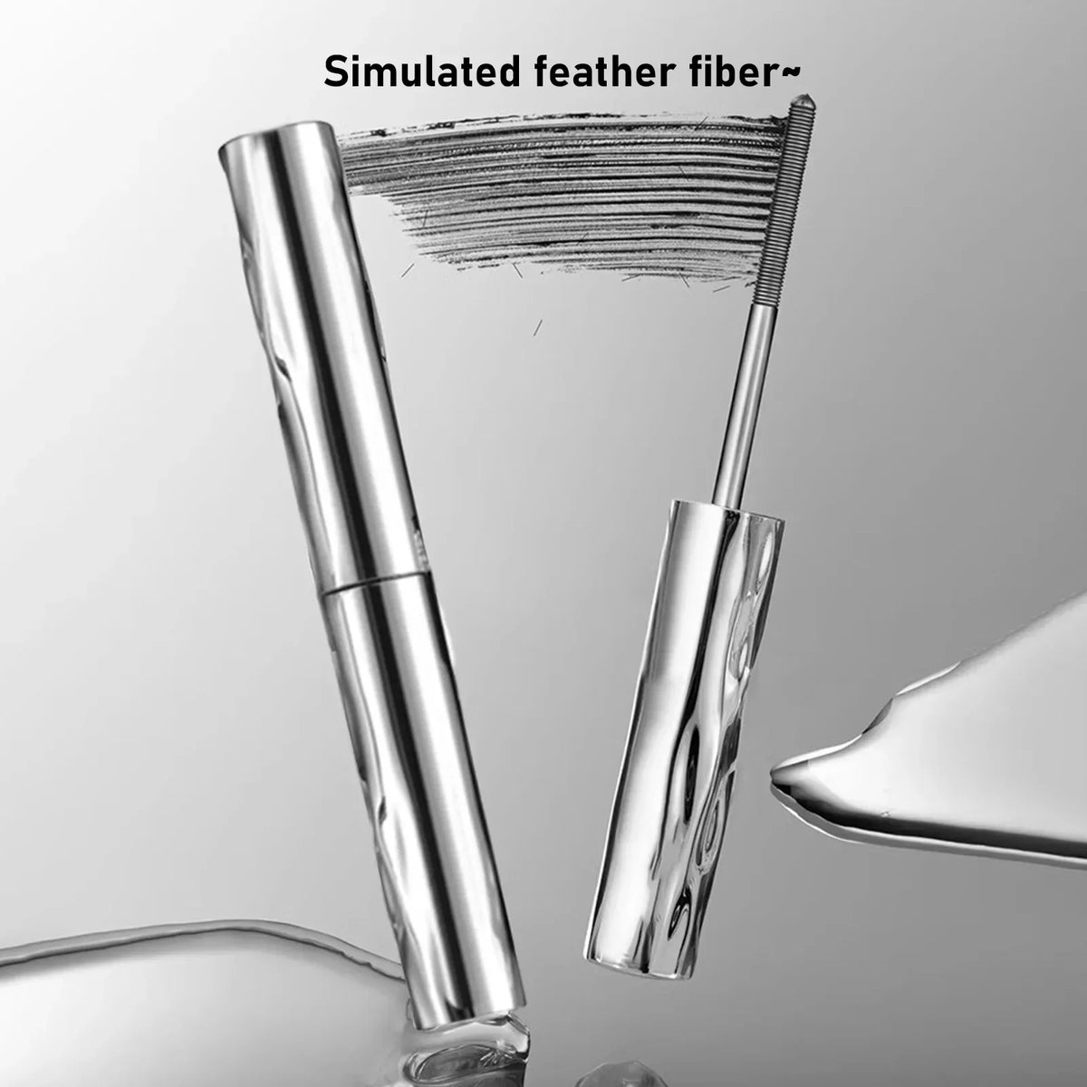 Qme Waterproof Silk Fiber Tube Mascara – Curling & Lengthening Tube Mascara Qme