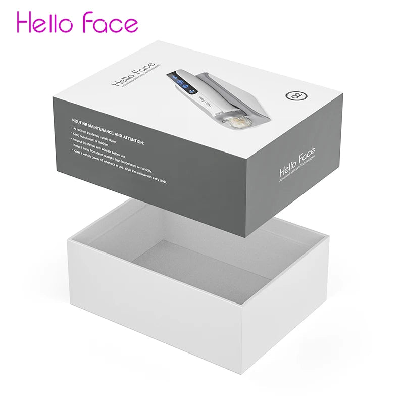 Hello Face Q2 Microneedling Pen – EMS, LED & Smart Dock Microneedling Pen Qst