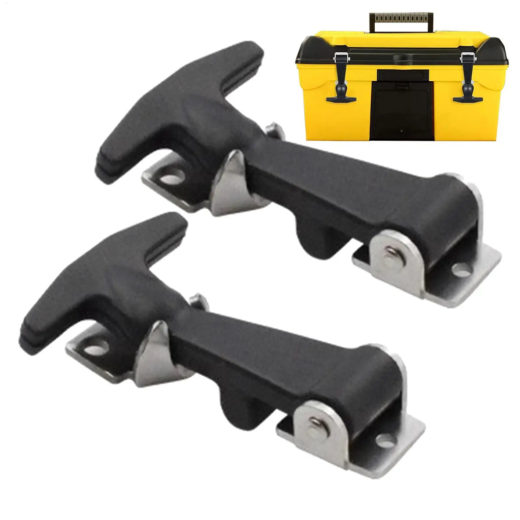 Stainless Steel Hood Catch 2-Pack – Heavy Duty Latch for Trucks & RV Hood Catch Latch Qst