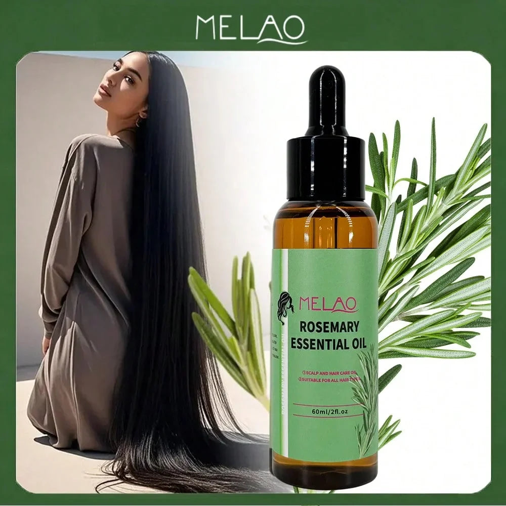 MELAO Organics Rosemary Hair Oil – Split Ends & Scalp Care Rosemary Hair Oil Qme MELAO-NMYCR656