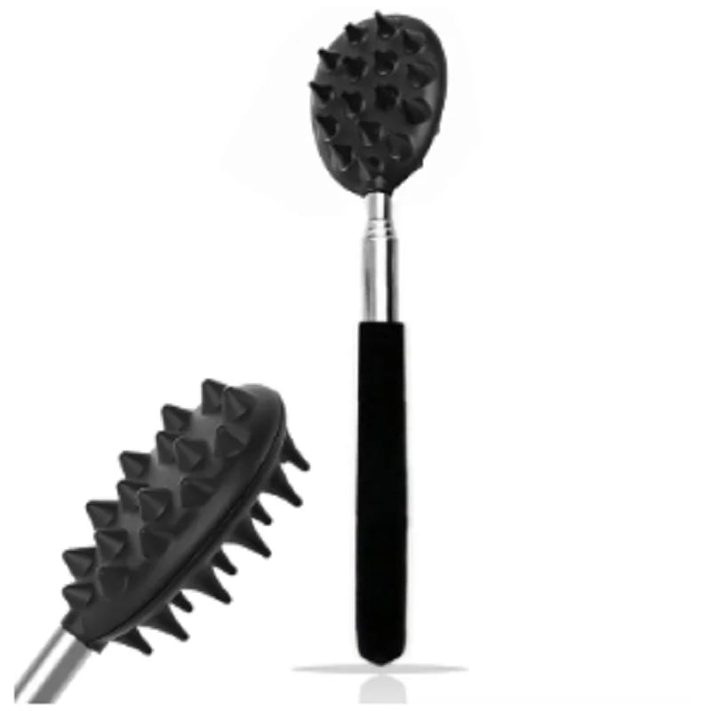 Cactus Retractable Back Scratcher – Stainless Steel Long Stick Retractable Back Scratcher Qme