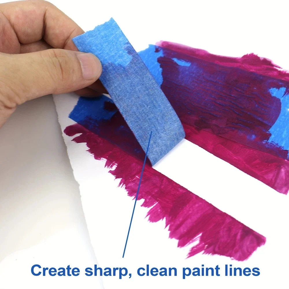 8 Rolls Blue Decorative Masking Tape – Crafting & Painting Decorative Masking Tape Qme