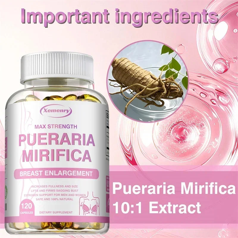 Pueraria Mirifica Capsules – Women's Wellness, Non-GMO Herbal Supplement Qst