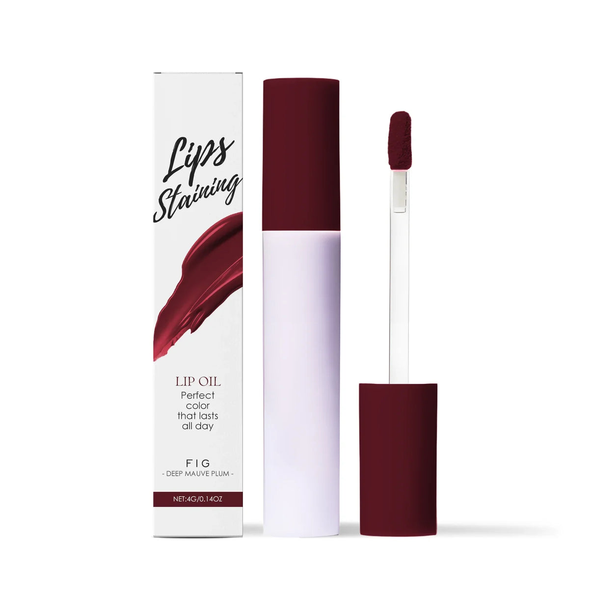 Qme Mirror Lip Oil Gloss – Long-Lasting Stain & Moisture Lip Oil Gloss Qme FIG