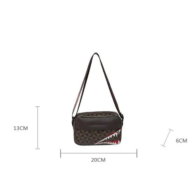 Crossbody Small Square Bag | Split Leather Casual Purse Crossbody Handbag Qme