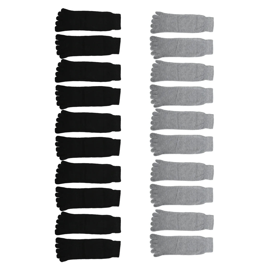 5-Pack Breathable Five-Toe Socks for Running & Yoga Five Toe Socks Qme