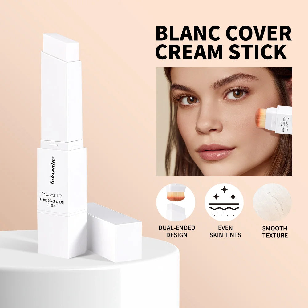 Lakerain Color-Changing Foundation Stick with Brush – Matte Foundation Stick Qst
