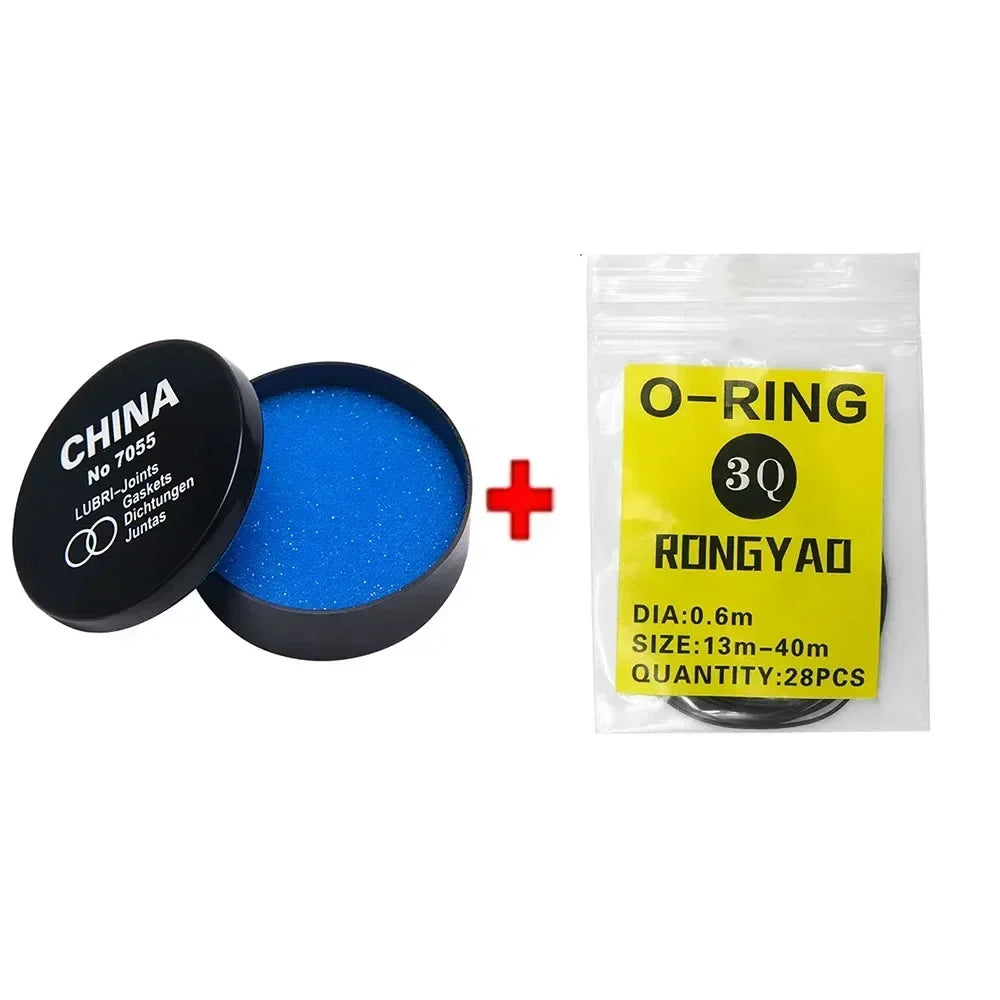 Watch Case Rubber O-Ring Gasket Kit – 20 Sizes | 1 Box Watch Repair Gaskets Qme Black-0.6