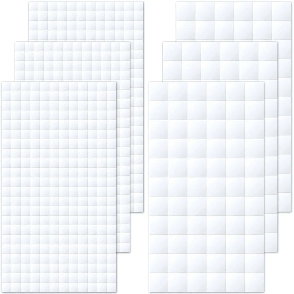 Double-Sided Foam Adhesive Dots & Squares | Pre-Cut DIY Tape Foam Craft Adhesive Qme