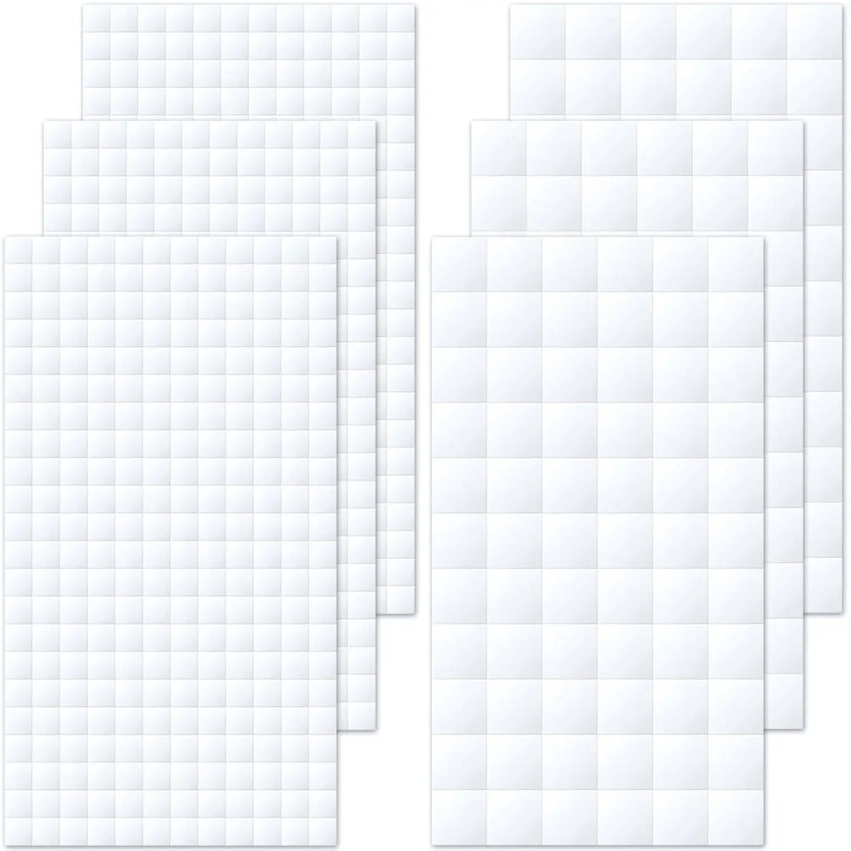 Double-Sided Foam Adhesive Dots & Squares | Pre-Cut DIY Tape Foam Craft Adhesive Qme