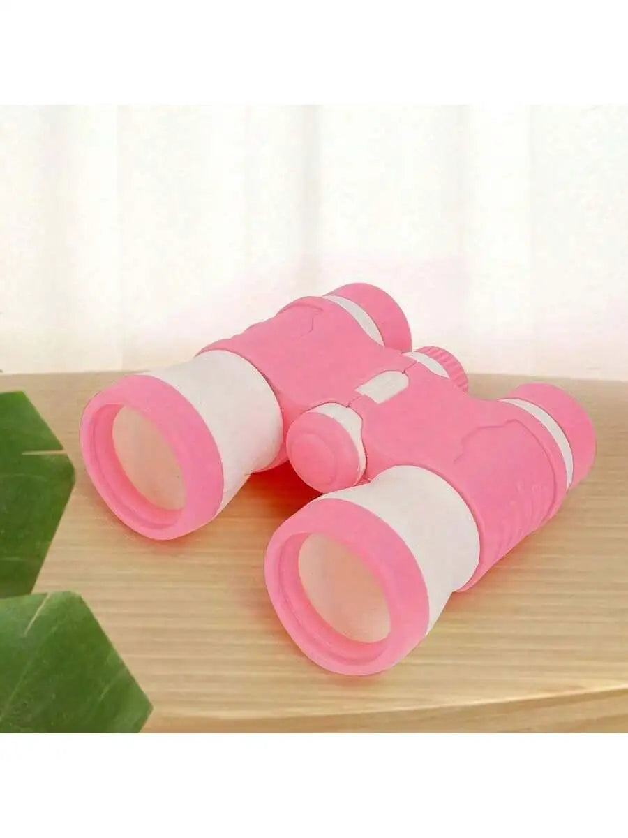 Kids' Binoculars High Magnification – Outdoor Exploration Gift Kids' Binoculars Qme pink