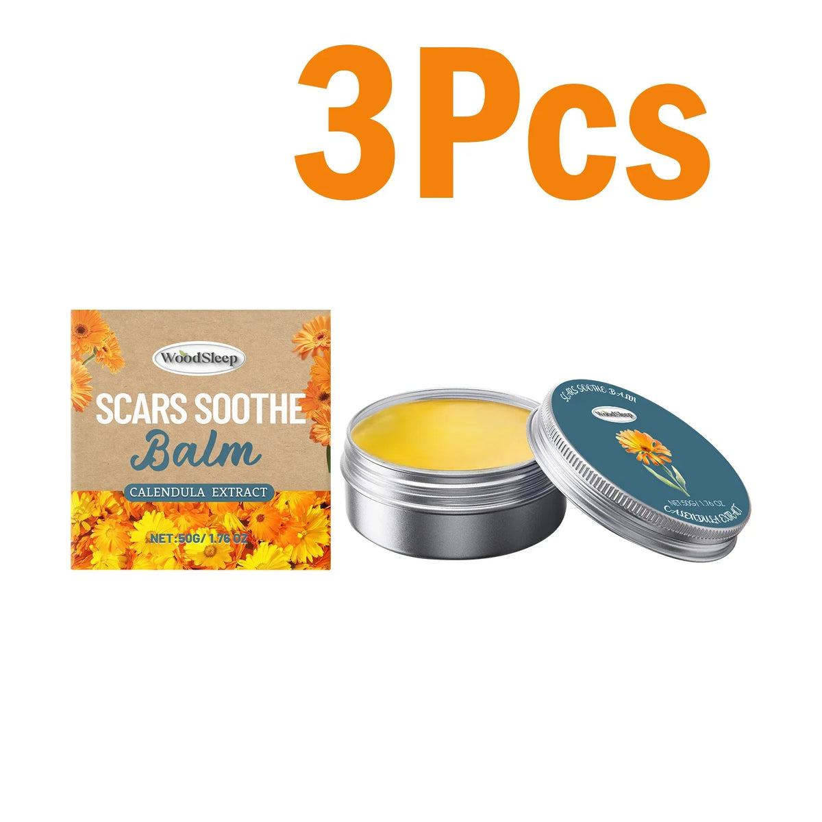 Calendula Blemish Cream – Oil Control, Mark Fading | Qme Facial Moisturizer Cream Qme 3 x 50g Boxed