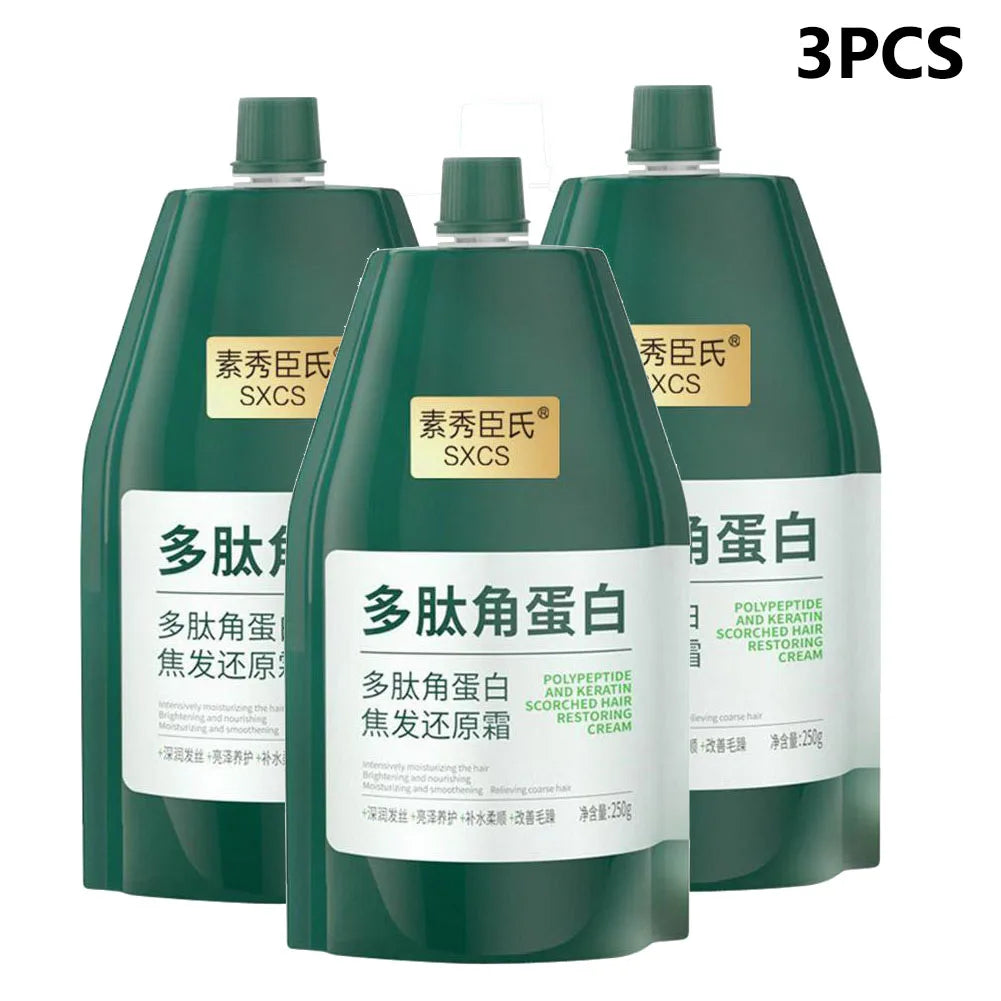 Qme X3 Polypeptide Keratin Deep Conditioner Hair Mask 250g Keratin Hair Mask Qme 250g X3 CN