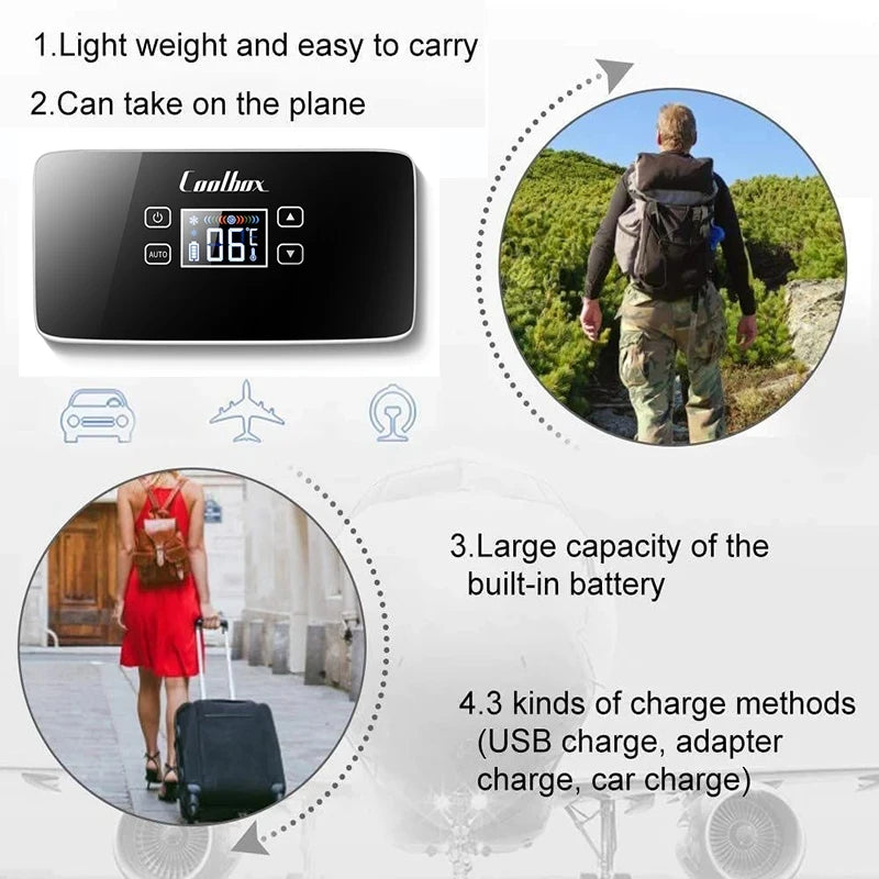 Portable Insulin Cooler – USB & Car Mini Medical Refrigerator Medical Mini Cooler Qst