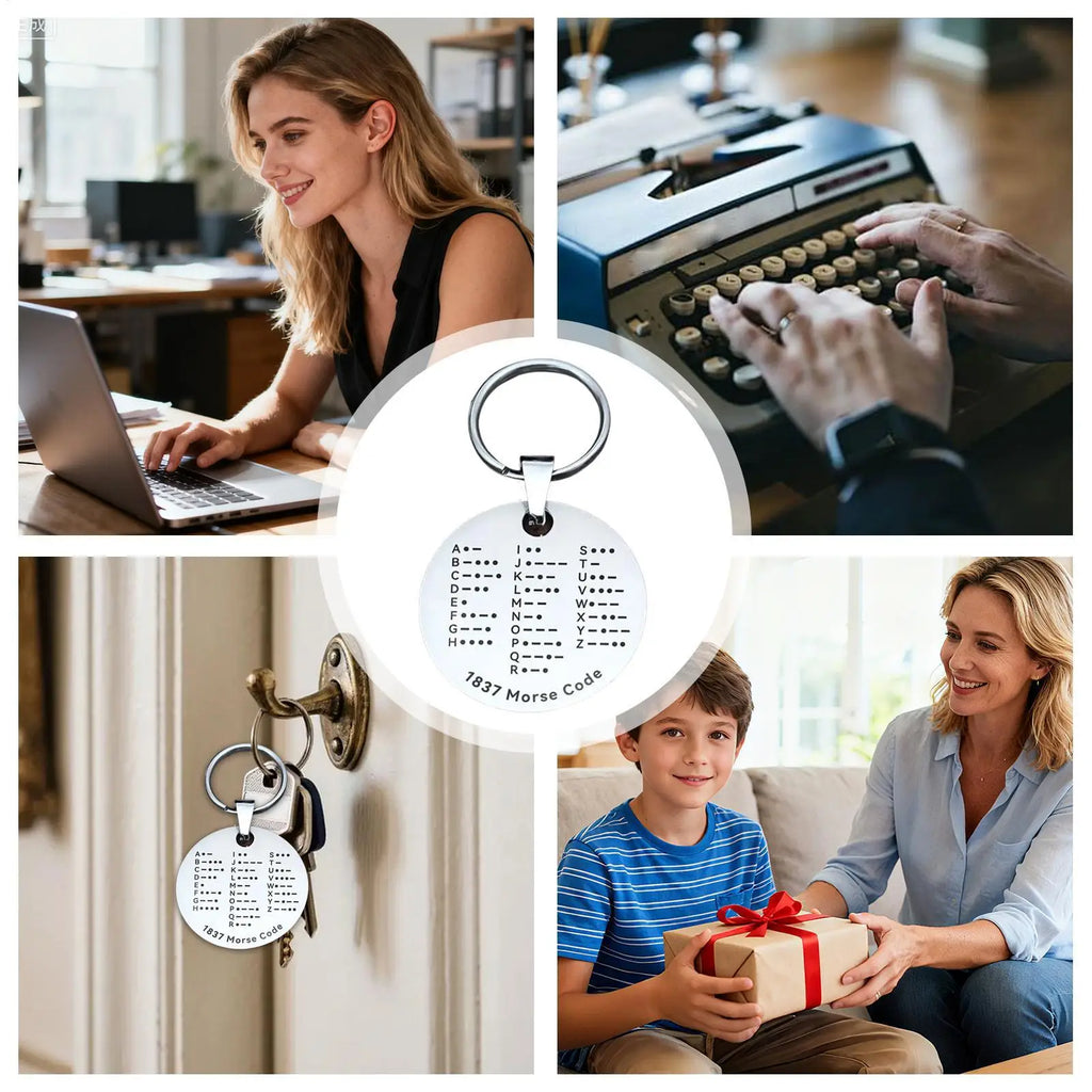 Morse Code Portable Training Tool – Stainless Steel Trainer Morse Code Trainer Qme