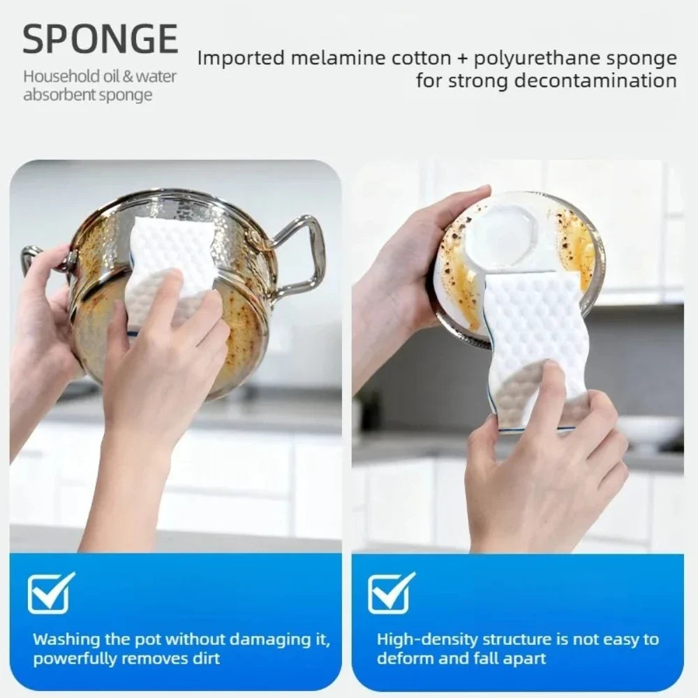 Reusable Kitchen Scouring Pad & Cleaning Sponge | Qme Kitchen Scouring Sponge Qme