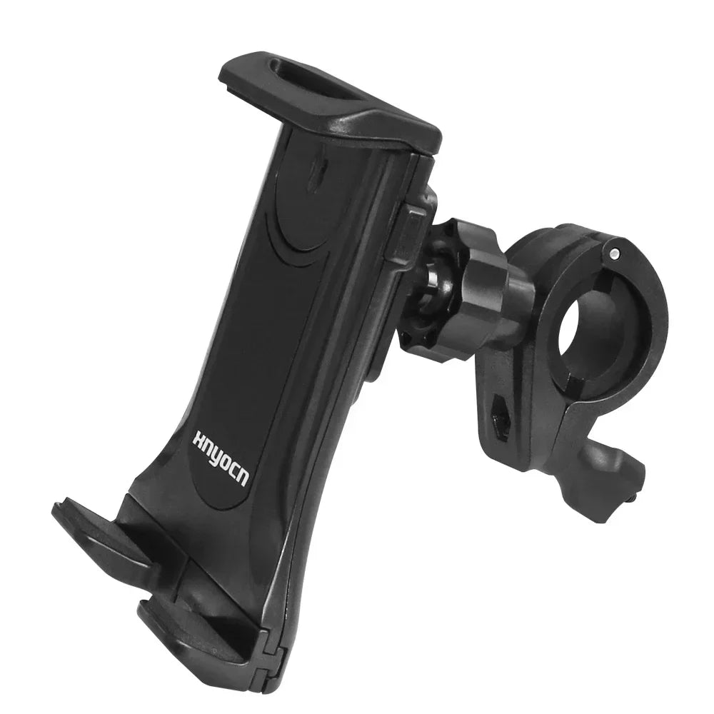 Universal Tablet Mount for Bike & Treadmill – 4–12" Holder Tablet Bike Mount Qme black