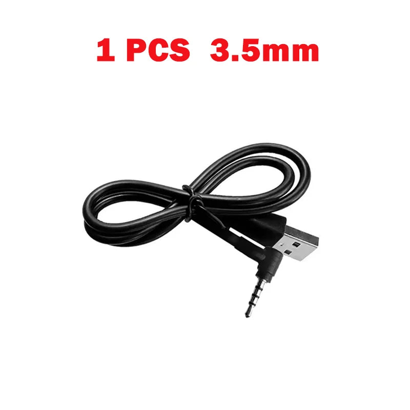 EJEAS Charging Cable – 3.5mm & USB-C for V6 Pro+ / V4 Plus Headset Charging Cable Qst 1 PCS 3.5 mm