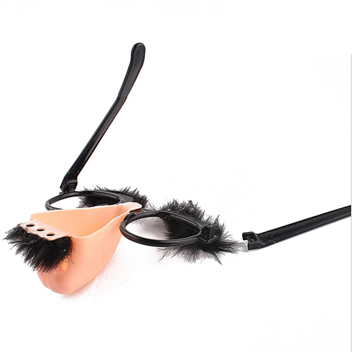 Clown Novelty Glasses with Eyebrows & Mustache | Halloween Novelty Costume Glasses Qme