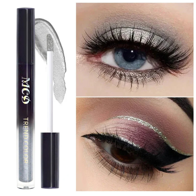 13-Shade Waterproof Liquid Eyeshadow Palette | Long-Lasting Glitter Liquid Eyeshadow Palette Qme