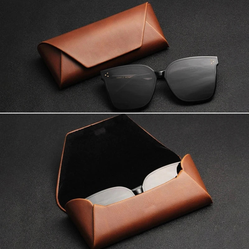 Luxury PU Leather Glasses Case for Women | Eyewear Pouch Eyewear Case Qme