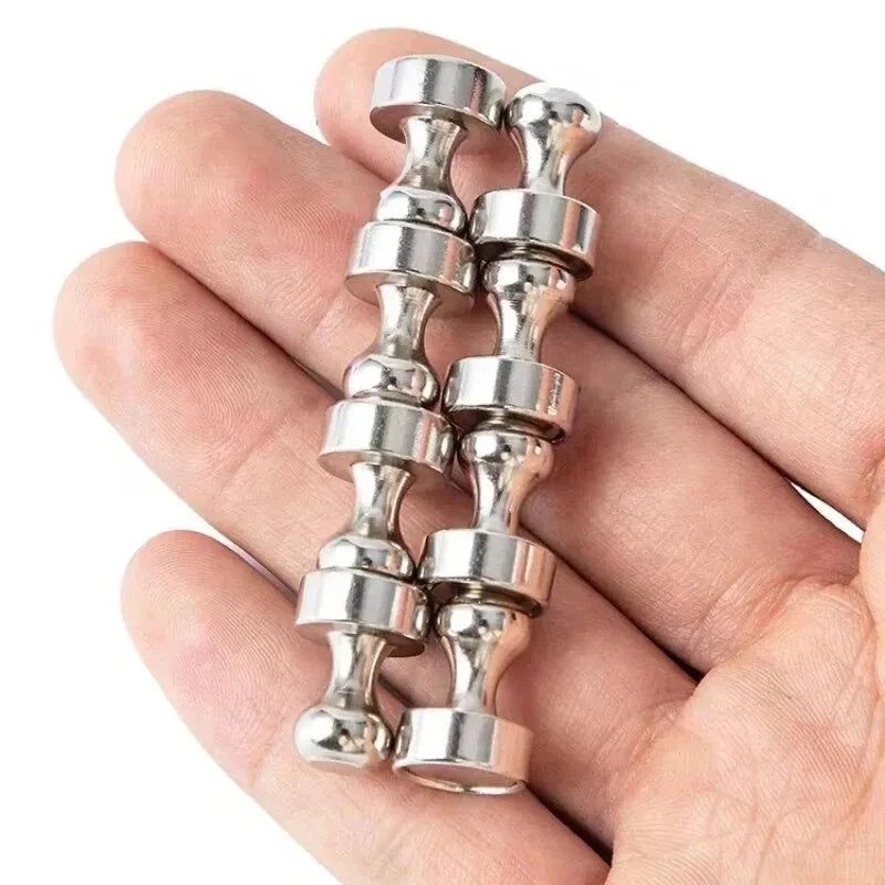 Strong Neodymium Magnetic Nails – Whiteboard & Fridge Magnets 10pc Whiteboard Magnets Qme