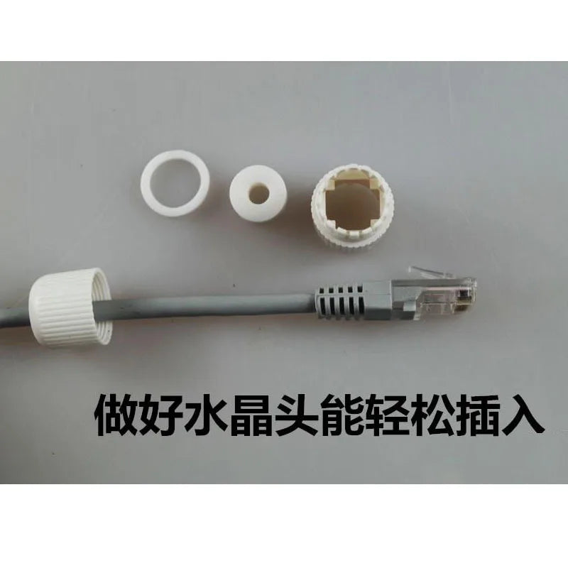 CCTV IP Camera RJ45 DC Jack LAN Cable Module 10pcs | QF001 CCTV Camera Connector Qme