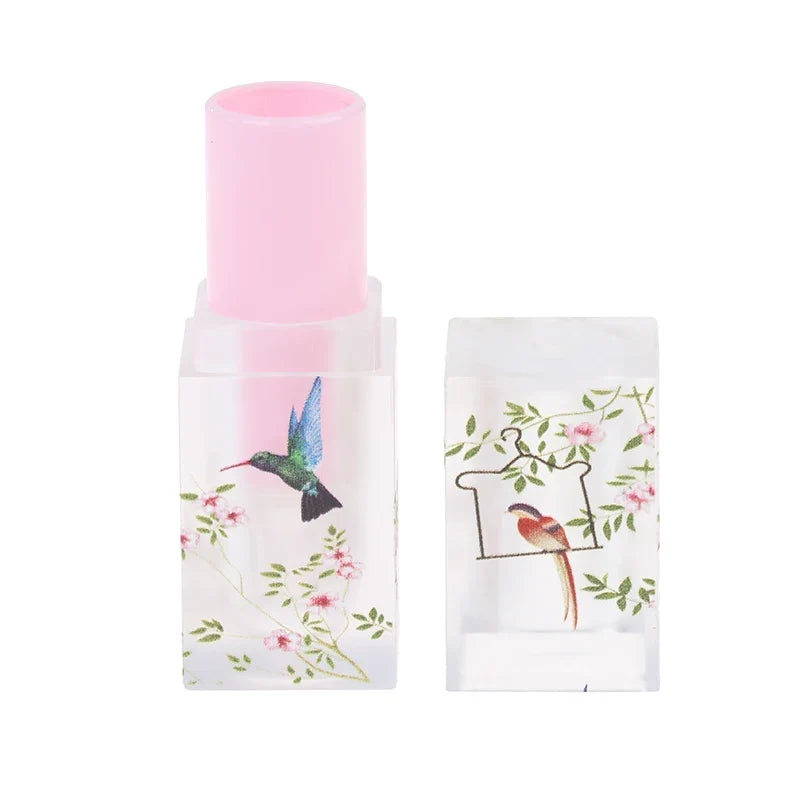 Small Square Empty Lipstick Tube | DIY Lip Balm Container 3.5ml Empty Lip Tube Qme