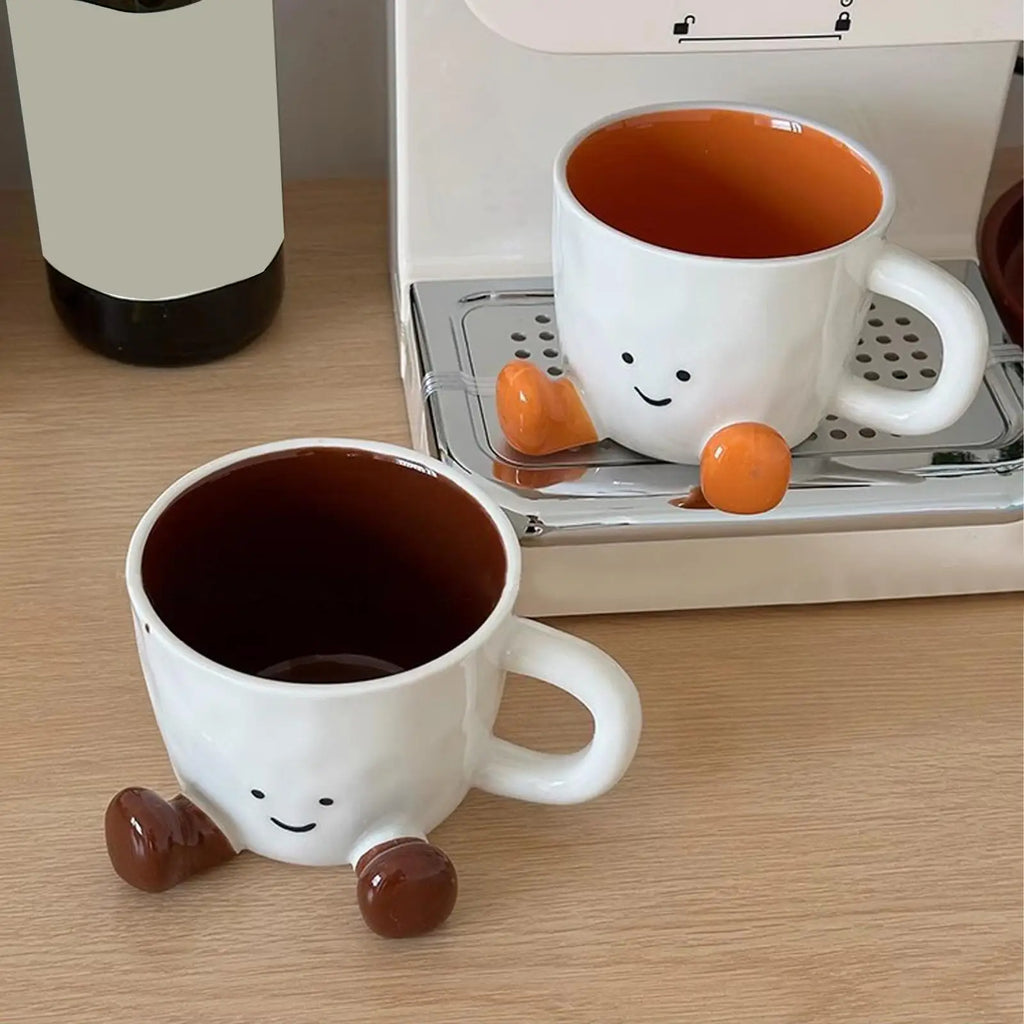 Funny Ceramic Coffee Mug – Cute Tea Cup for Home & Office Ceramic Coffee Mug Qme