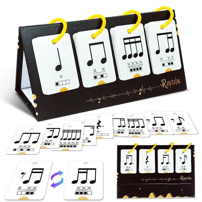 Music Learning Flashcards – Notes, Instruments & Rhythm (72 pcs) Music Learning Flashcards Qme Default Title