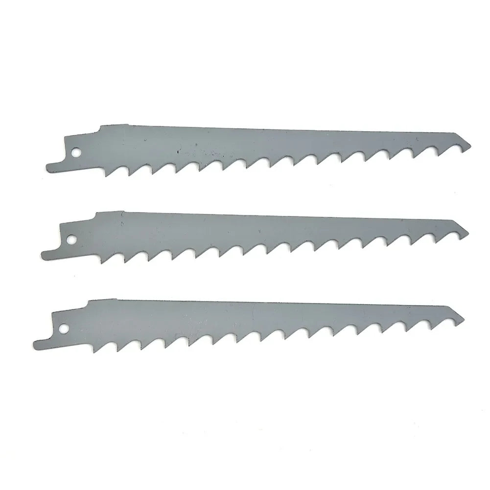 3 TPI HCS Reciprocating Saw Blades – Wood, Metal & PVC Set Reciprocating Saw Blades Qme