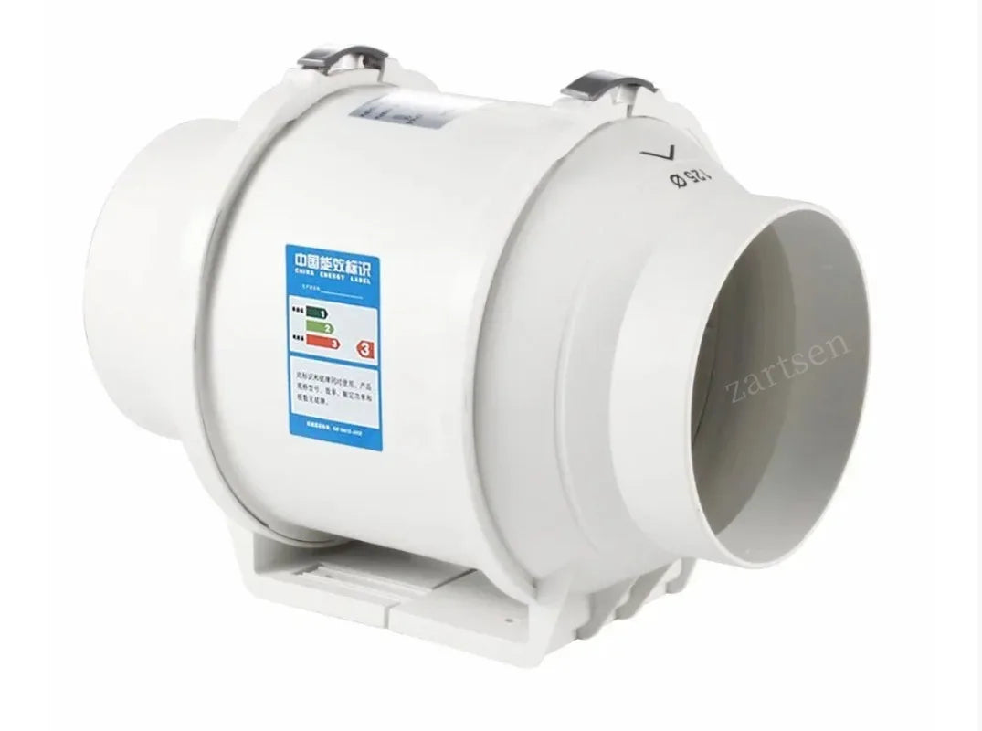 ZARTSEN Quiet Inline Duct Fan – Bathroom & Kitchen Ventilation Inline Exhaust Fan Qst