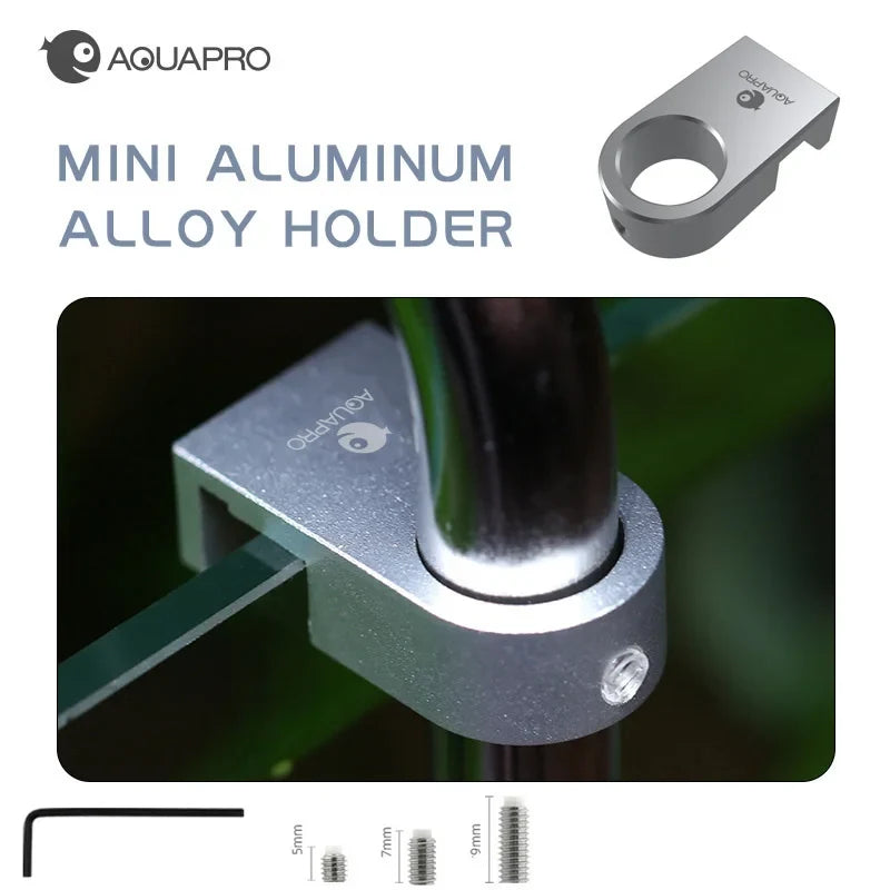 Aquarium Mini Aluminum Alloy Fixing Bracket & Plant Holder Aquarium Fixing Bracket Qme