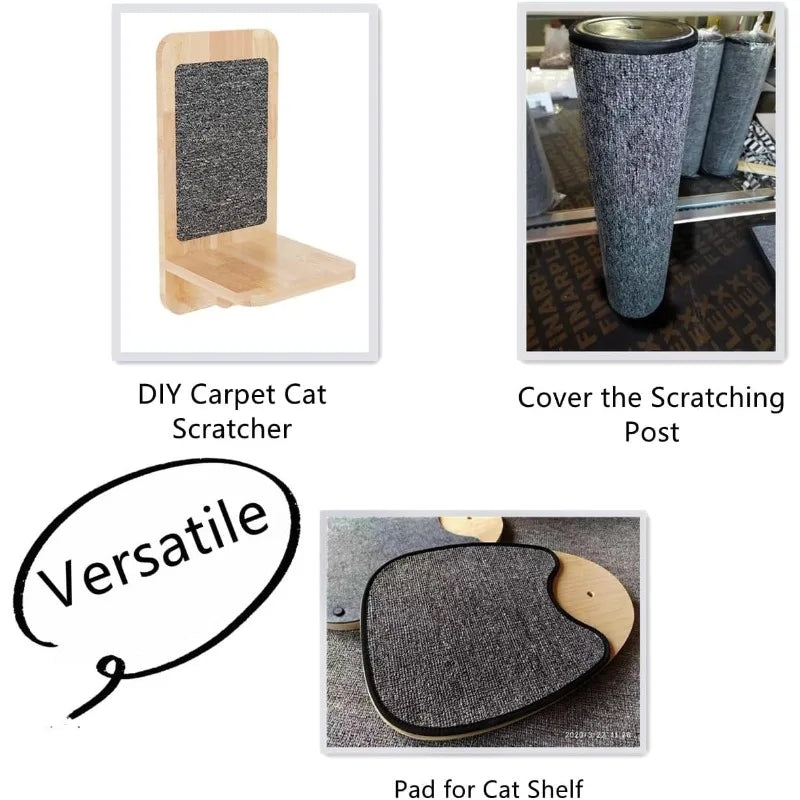 Trimmable Self-Adhesive Cat Scratch Pad – Sofa & Furniture Guard Cat Scratch Pad Qme