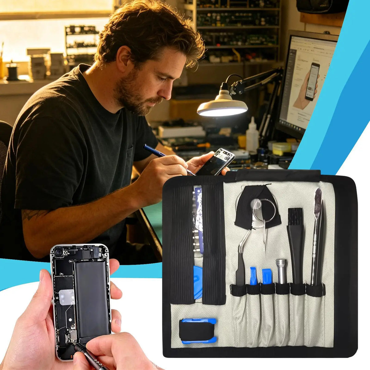 Professional Precision Screwdriver Set – Phone, Laptop & Watch Precision Screwdriver Set Qme