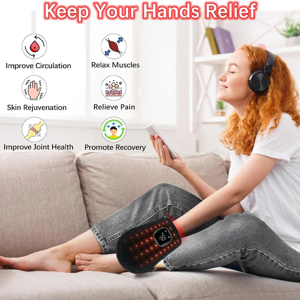 Red Light Therapy Glove – 660nm & 850nm Infrared LED Glove Light Therapy Glove Qst