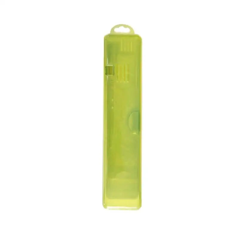 Transparent Toothbrush & Toothpaste Storage Box | Travel Case Toothbrush Travel Case Qme Green
