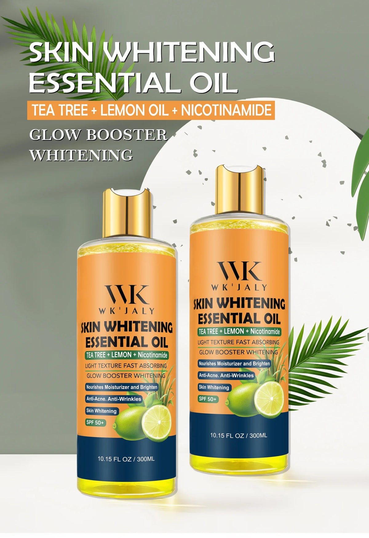 WK'JALY Brightening Body Oil – Even Skin Tone & Deep Moisture Brightening Body Oil Qst Lemon oil X2 China Mainland